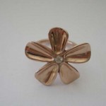 Didi_Flower _ring_ rose gold plated