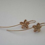 didi_flower_small_rose gold plated_long hooks